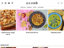 Tablet Screenshot of a-zcook.com